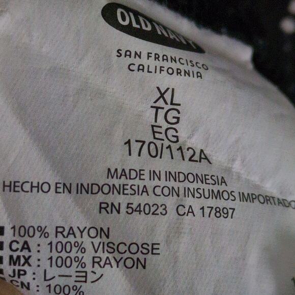 Old Navy Women's XL Black Flowy Boho Tunic Blouse Long Sleeve Top Whimsigoth - Picture 5 of 6